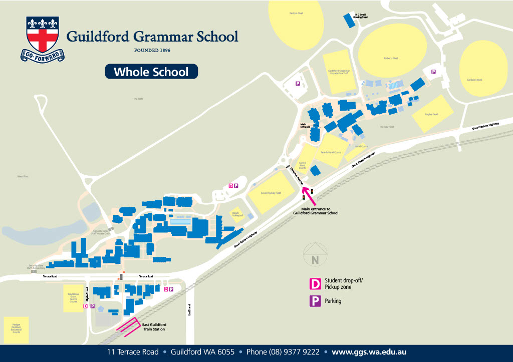 Whole school map