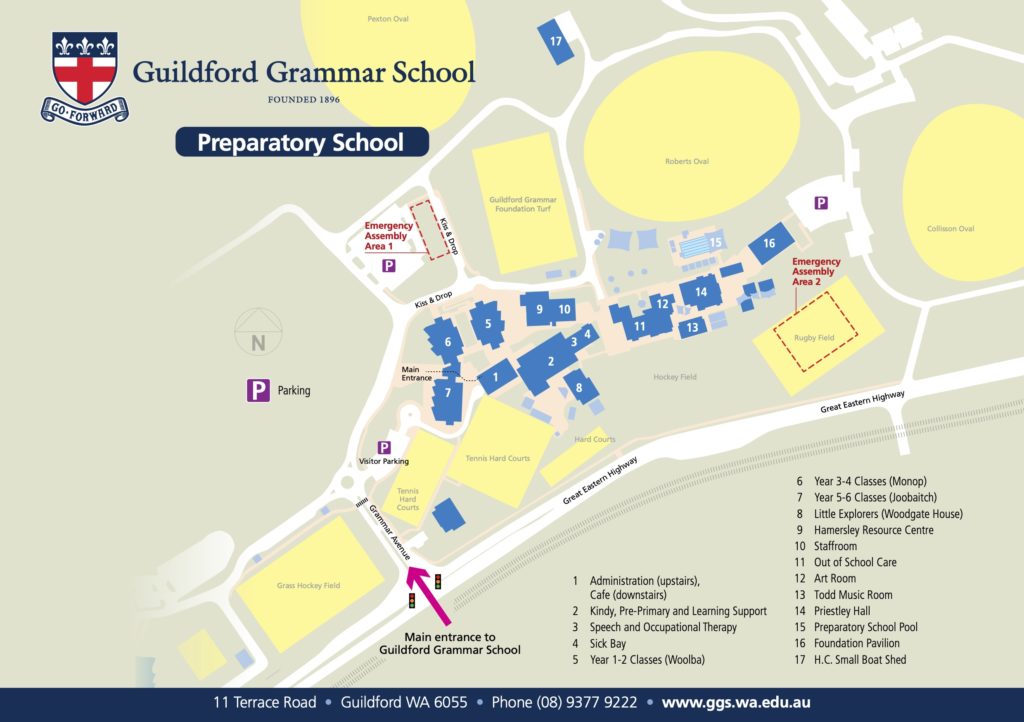 Preparatory School map