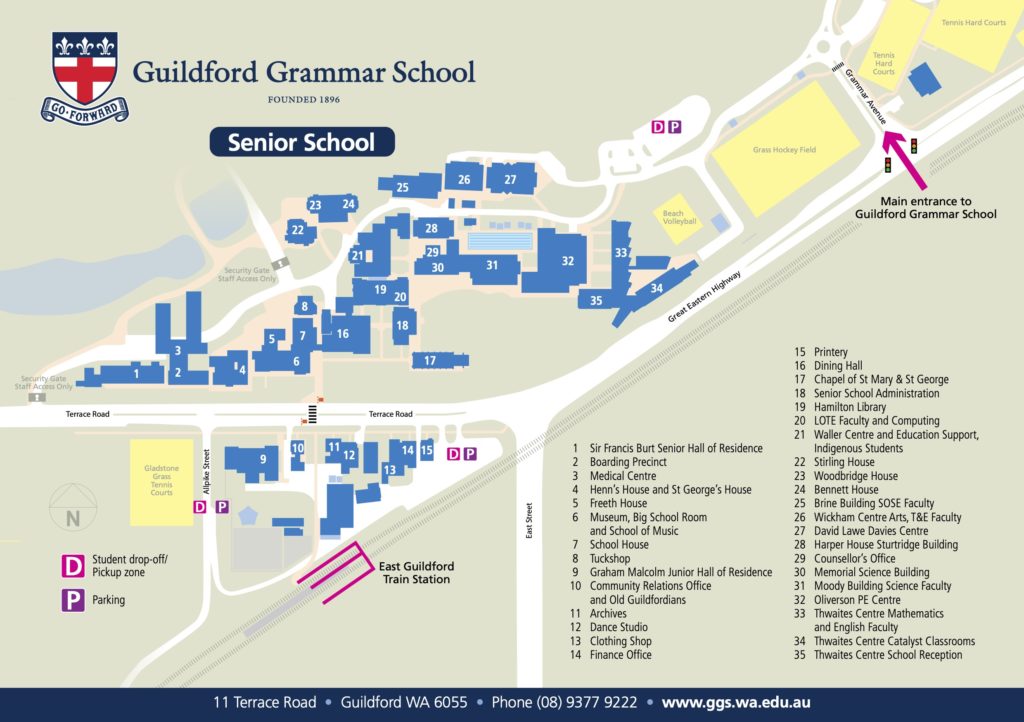 Senior School map